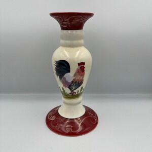 Home Interiors The Rooster Ceramic Candle Holder Decorative Farmhouse